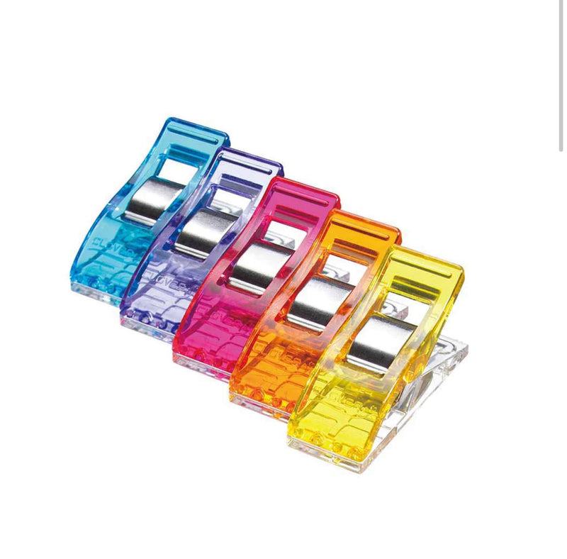 Wonder Clips - assorted colours (10)