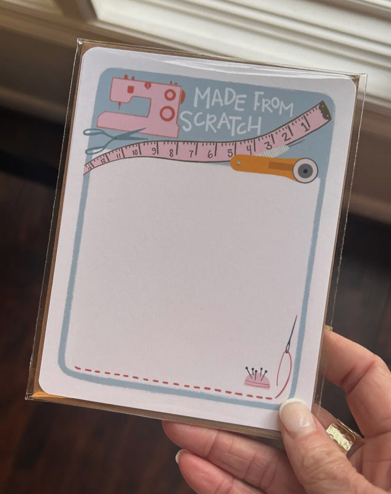 Made From Scratch - Flat notecard