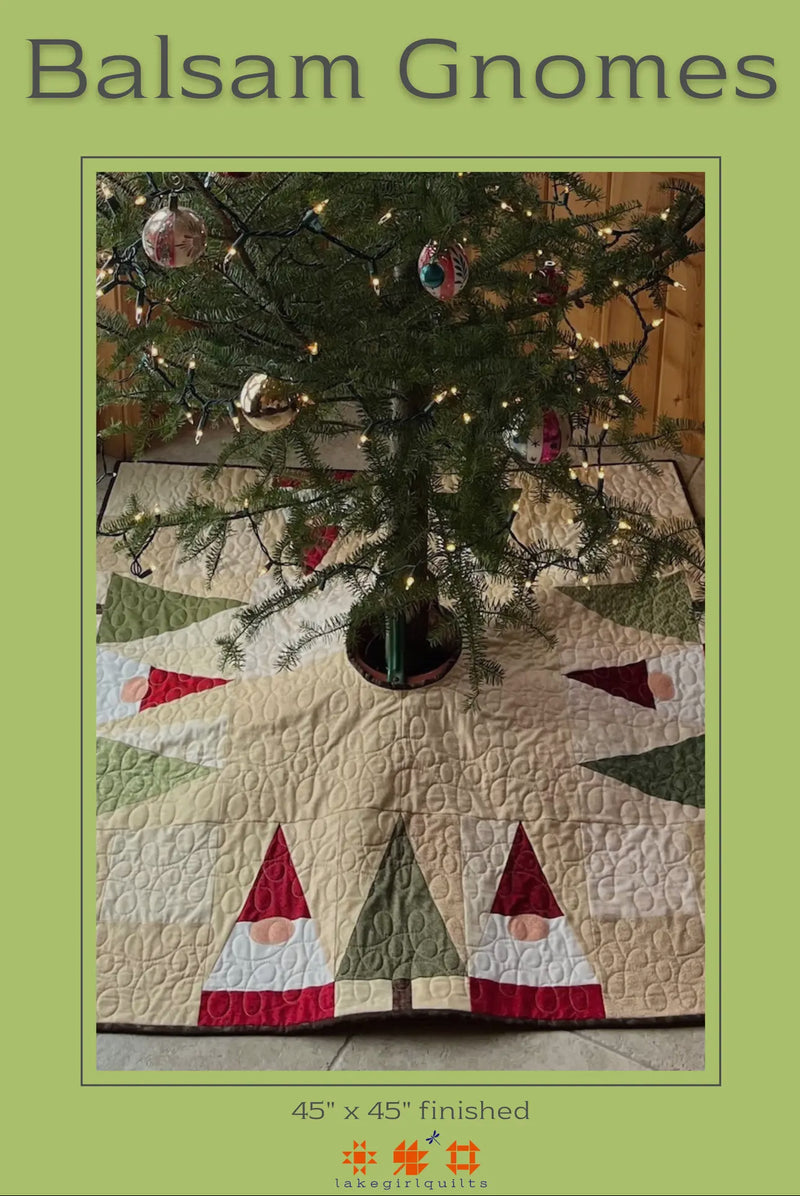 Balsam Gnomes Tree Skirt Pattern