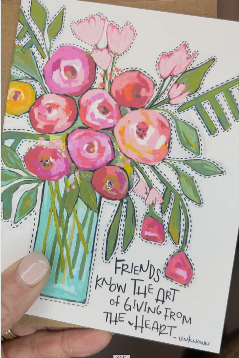 Greeting Card - Friends Know the Art