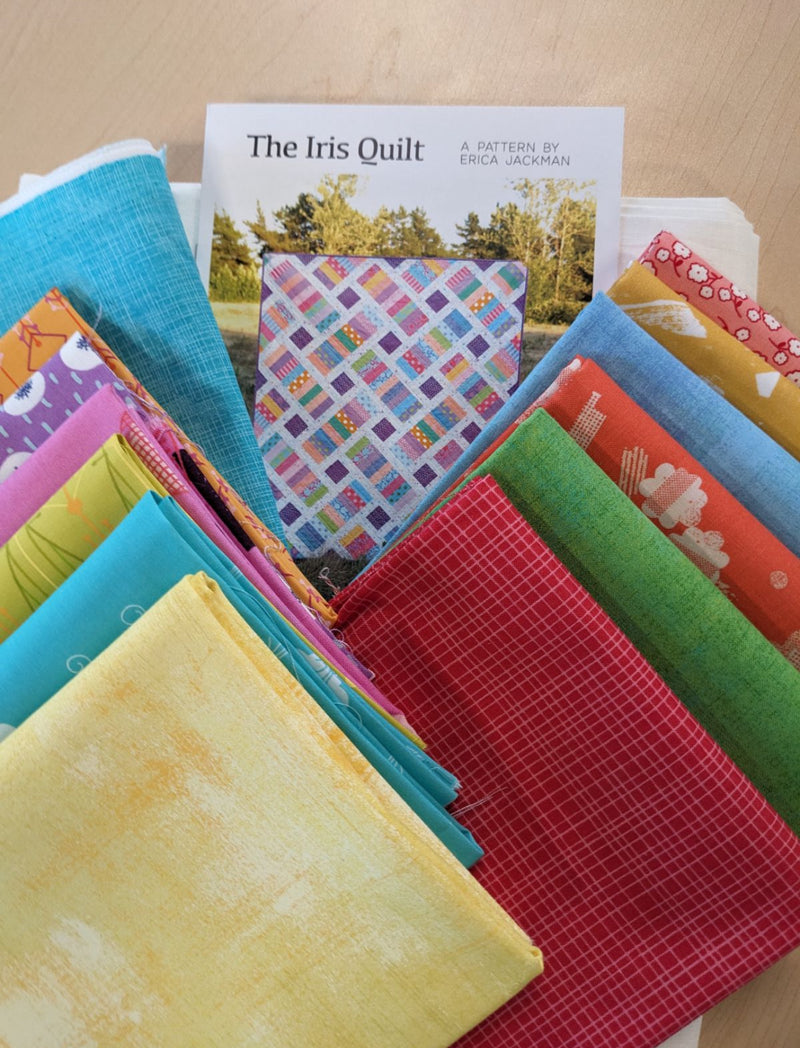 The Iris Quilt Kit by Kitchen Table Quilting