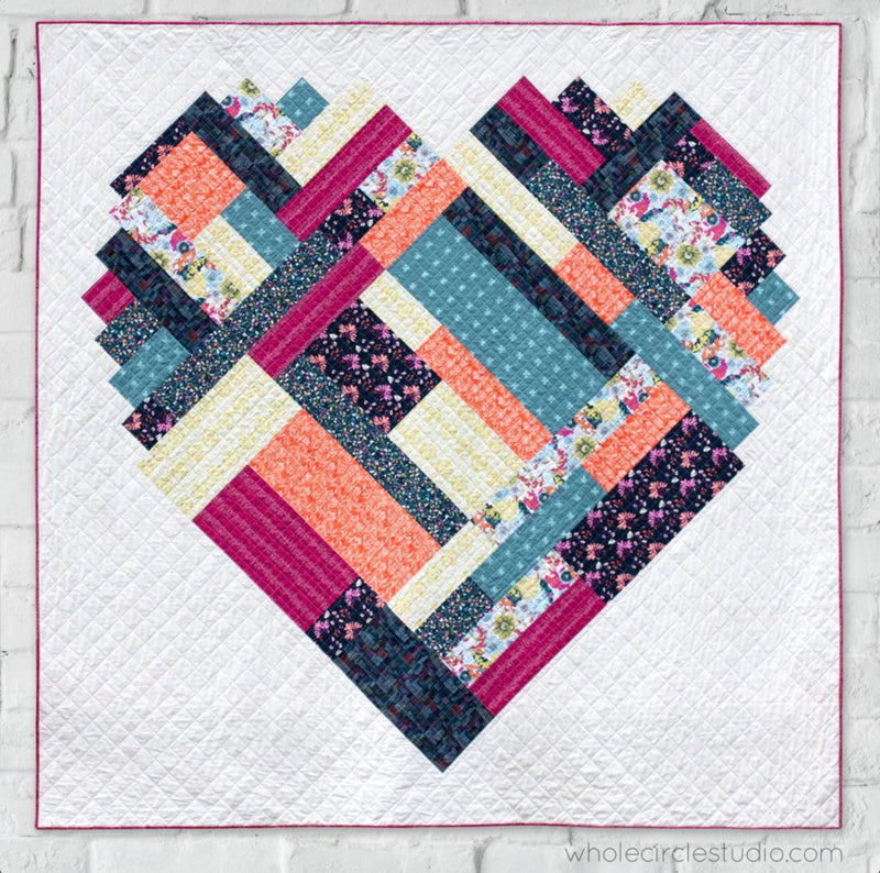 Pieces of Love Quilt Pattern by Whole Circle Studio