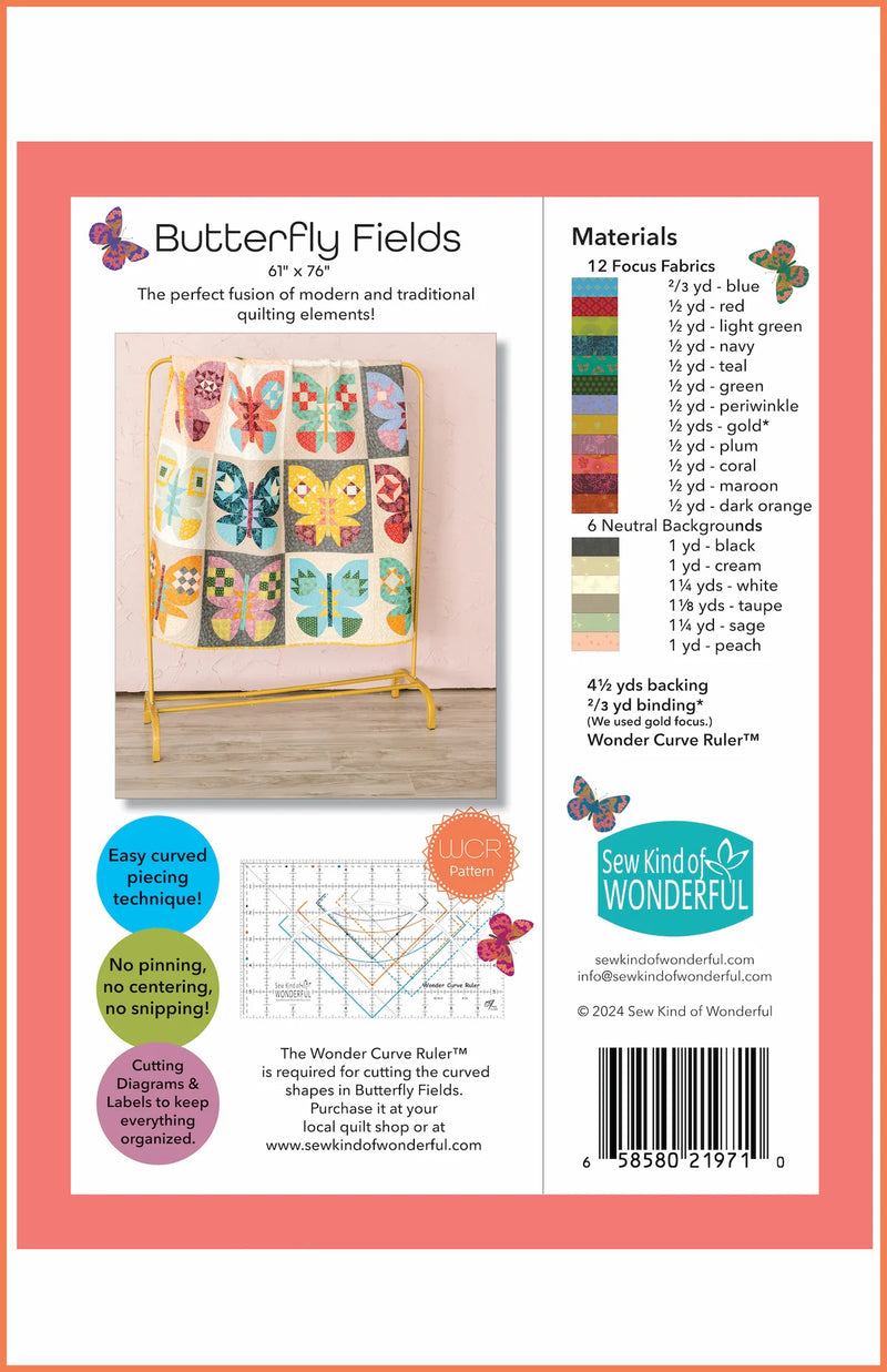 Butterfly Fields Quilt Booklet by Sew Kind of Wonderful