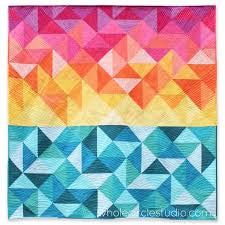 Sun Salutations Quilt Kit by Whole Circle Studio