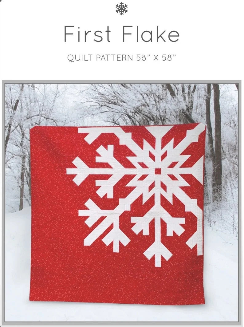 The First Flake Quilt Pattern by Janae Shearer